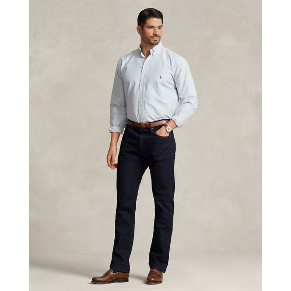 Ralph Lauren Men's Striped Classic-Fit Oxford Shirt L